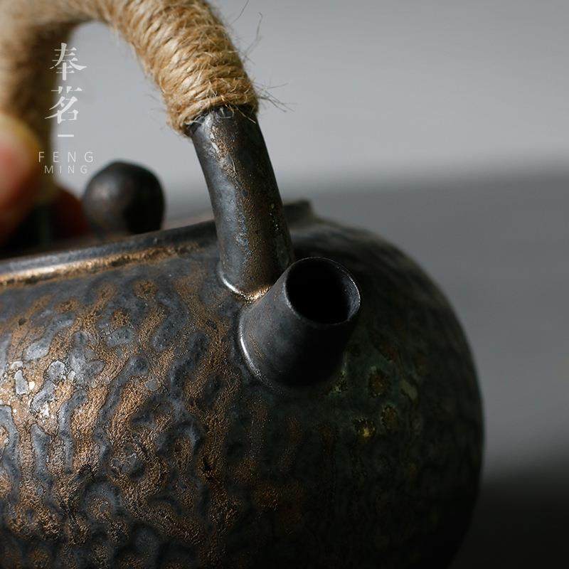 鎏金温茶壶茶炉套装蜡烛温茶器陶瓷加热保温暖茶器底座古韵,淘宝优惠券,粉丝福利购,淘宝优惠卷