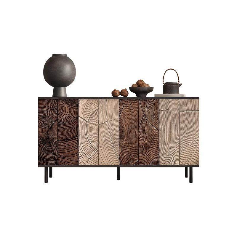 意式轻奢风餐边柜实木雕刻客厅靠墙储物装饰柜中古复古艺术玄关柜,淘宝优惠券,粉丝福利购,淘宝优惠卷