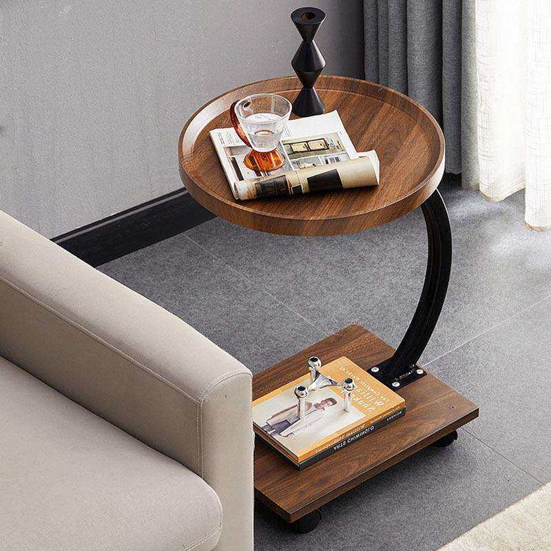 可移动沙发边几现代简约创意小圆桌茶几极简客厅床头c型边几角几,淘宝优惠券,粉丝福利购,淘宝优惠卷