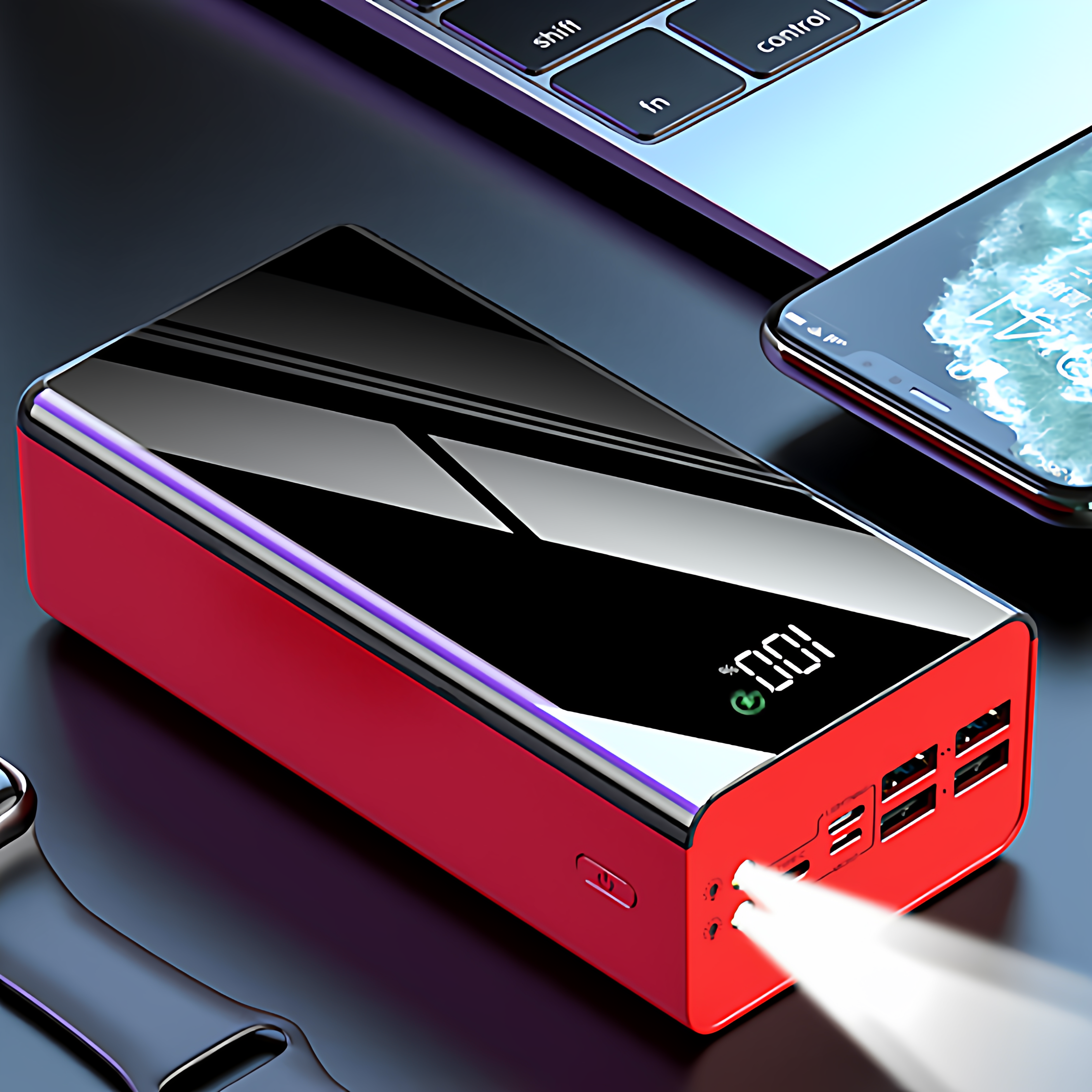 正品充电宝10万毫安超大容量适用苹果8华为超级快充便携户外电源,淘宝优惠券,粉丝福利购,淘宝优惠卷