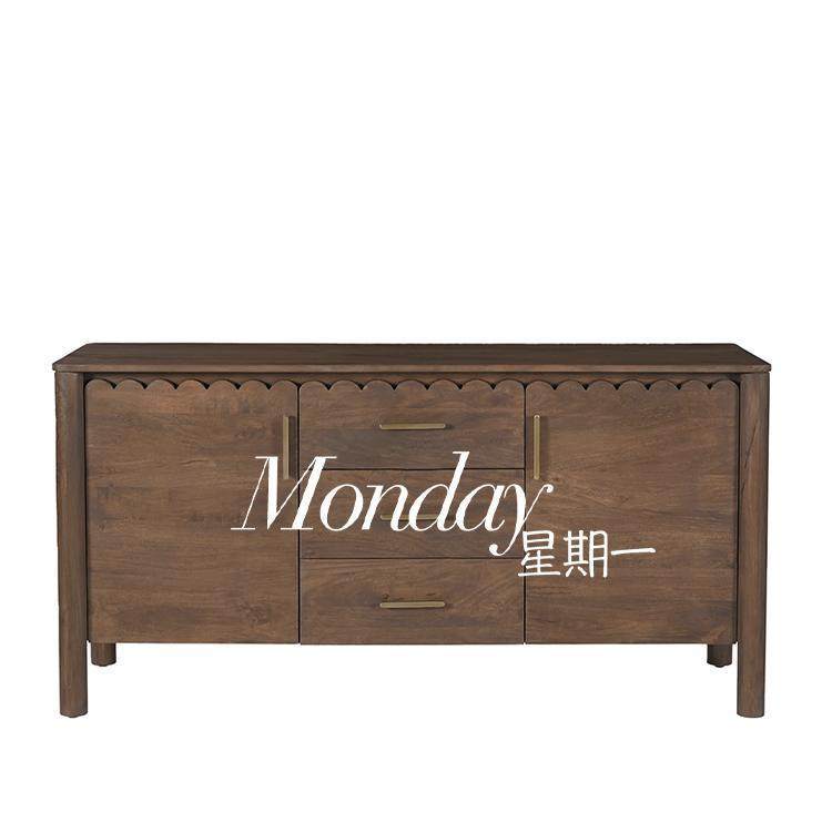 法式原木风斗柜手工雕刻实木储物柜客厅柜子可/家具,淘宝优惠券,粉丝福利购,淘宝优惠卷