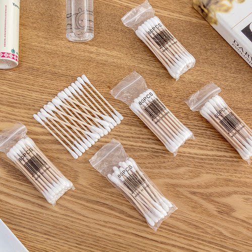 棉签掏耳棉花棒挖耳朵双头棉签棒清洁棉棒GB11 - 图2