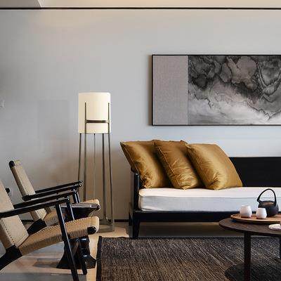 北欧新中式茶几落地灯客厅布艺时尚卧室书房艺术立式装饰落地灯,淘宝优惠券,粉丝福利购,淘宝优惠卷