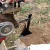 Agricultural soil-building accessories for micro-tillers, furrowing plowshares, furrowing, loosening soil, plowing, and furrowing plows with rear-mounted pear heads