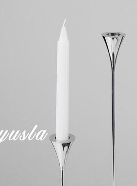 样法式中古奢风轻烛台高级感电客厅卧室ZME视柜板间摆件桌面软装