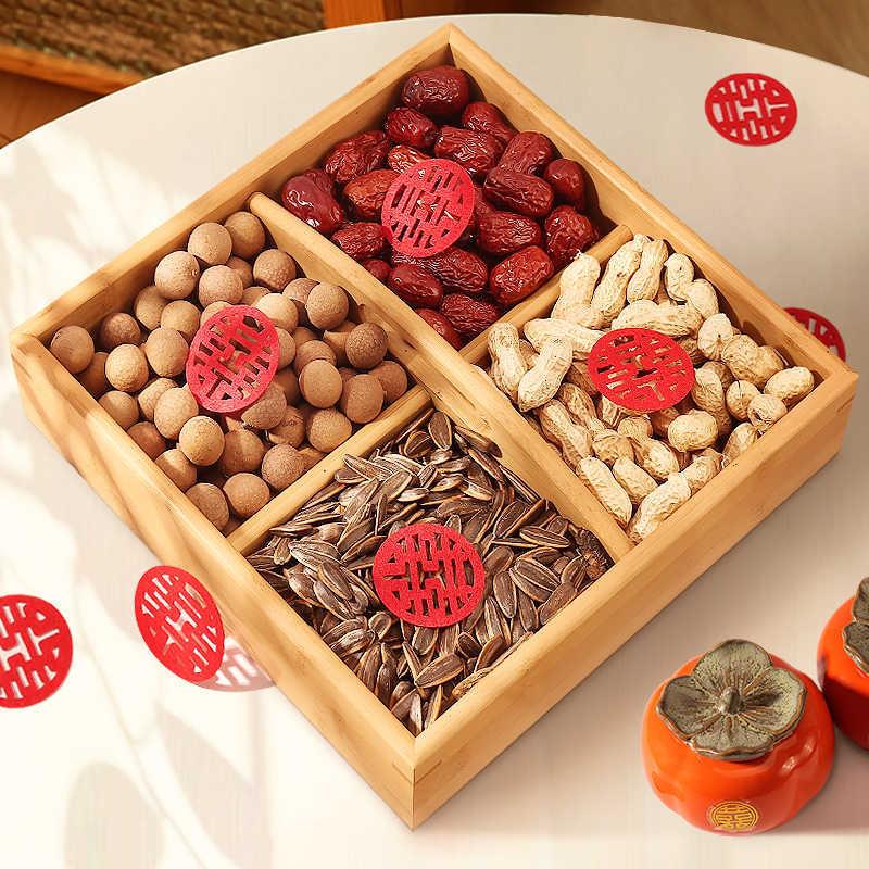 Cross-border pallet wooden home hotel restaurant storage tea set rectangular wooden tea tray Japanese style