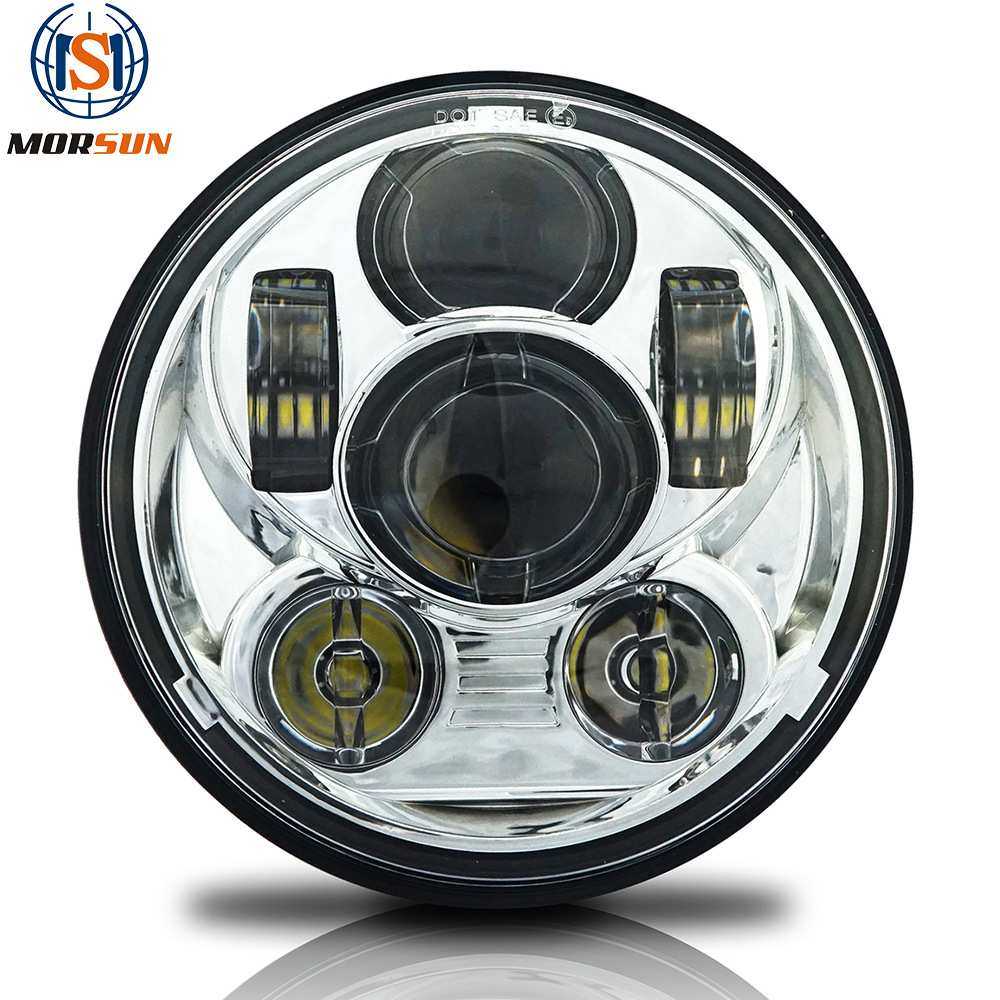 承光电子 5.75寸哈雷前大灯 led改装大灯 45W哈雷机车改装前照灯,淘宝优惠券,粉丝福利购,淘宝优惠卷