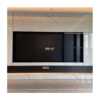 Stainless steel TV niche customized 85-inch 100-inch living room internet celebrity simple storage embedded metal wall cabinet