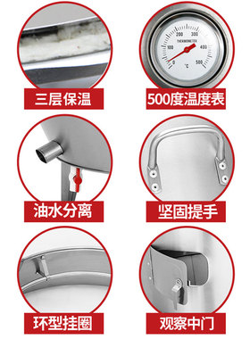 劲恒烤鸭炉木炭商用燃气烧鸭炉烤炉不锈钢烧鸡炉吊炉烤鸡炉烧鹅炉