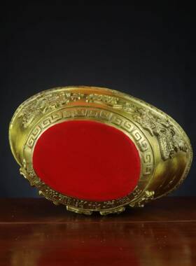 纯黄铜元宝摆THQ铜五路财件神宝家店居铺铜元宝摆元件