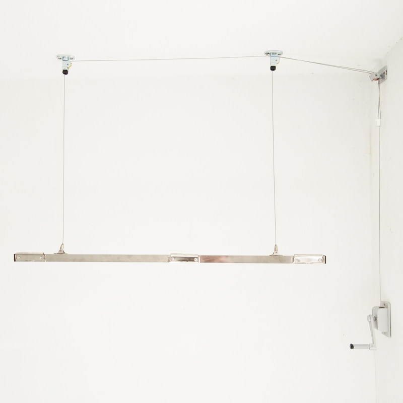 电动会标杆挂窗帘横幅条幅升降机汽车展厅4s店遥控吊旗手动升降杆 - 图3