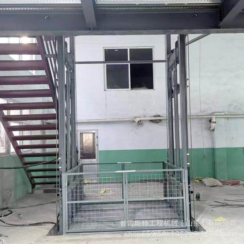 仓储提货四柱导轨货梯供应厂房液压货梯二层车间简易载货升降平台,淘宝优惠券,粉丝福利购,淘宝优惠卷