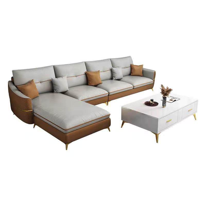 阁轩北欧科技布艺皮布沙发组合小户型l现代客厅家具左右贵妃沙发,淘宝优惠券,粉丝福利购,淘宝优惠卷