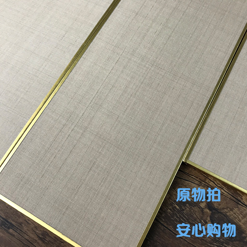 Antique silk alum silk cloth cooked Xuan card paper Chinese painting calligraphy small regular script meticulous painting flowers and birds landscape boneless painting large hard card