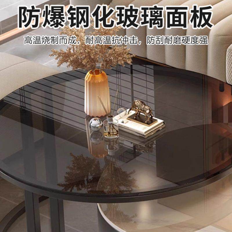 轻奢茶几电视柜组合亮光岩板小户型可伸缩简约带抽屉茶几家用客厅,淘宝优惠券,粉丝福利购,淘宝优惠卷