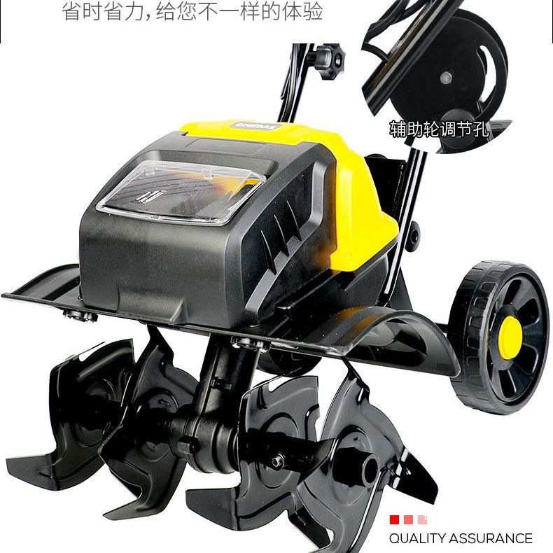 Electric scarifier, small household micro-tiller, tiller, weeding and plowing machine, rotary tiller, loose soil artifact 220v