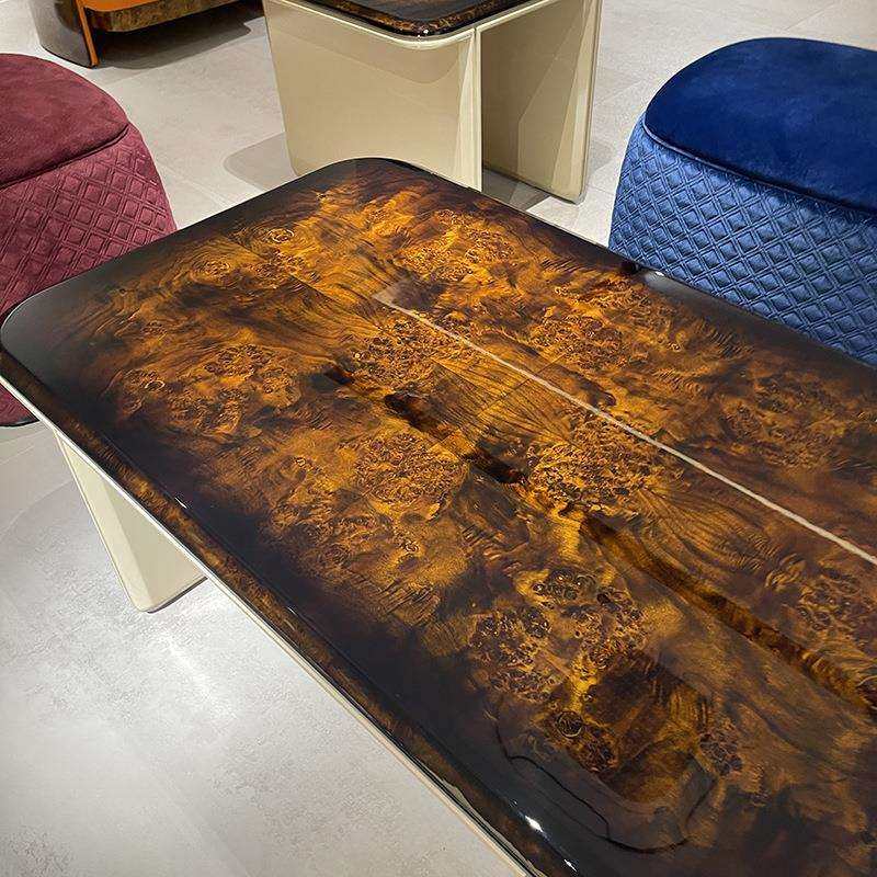 威登家具轻奢实木茶几长方形意大利贴木皮工艺大茶几客厅大户型,淘宝优惠券,粉丝福利购,淘宝优惠卷