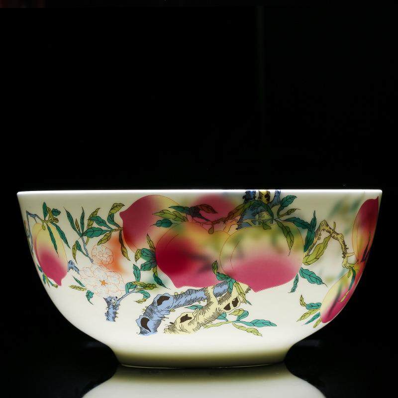 骨瓷寿碗家用碗米饭碗套装餐具瓷器碗碟盘整套直销,淘宝优惠券,粉丝福利购,淘宝优惠卷