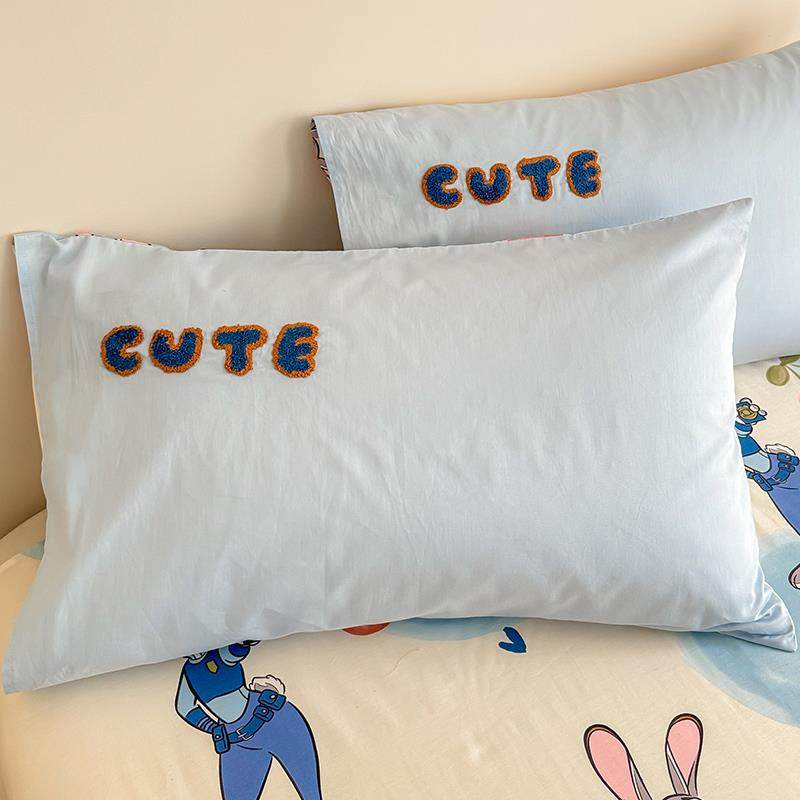 疯狂动物城纯棉床上四件套全棉卡通朱迪床品床单三件套儿童男被套,淘宝优惠券,粉丝福利购,淘宝优惠卷