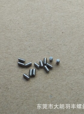 GB73/DIN551M1.6M2不锈钢一字平尾紧定螺钉机米止付现货