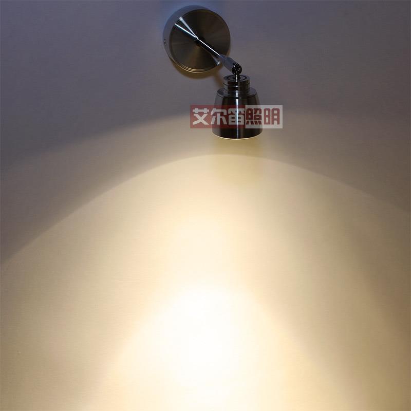 长杆明装射灯背景墙灯聚光灯万向 LED射灯3w客厅电视墙壁照画 画 - 图2