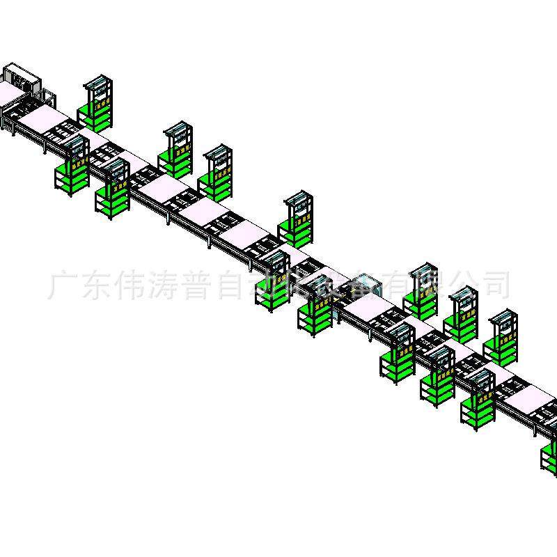商用显示器装配线上下循环组装生产线液晶触摸屏模组多层老化线 - 图3