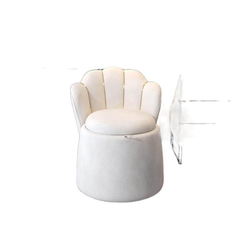 轻奢网红化妆椅家用懒人卧室储物收纳靠背椅梳妆凳美甲收纳储物凳,淘宝优惠券,粉丝福利购,淘宝优惠卷