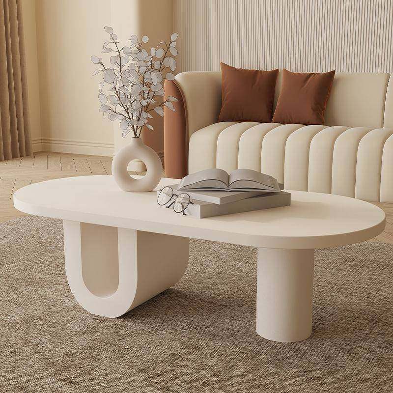 法式奶油风U型茶几家用客厅小户型轻奢感设计师网红创意桌子,淘宝优惠券,粉丝福利购,淘宝优惠卷