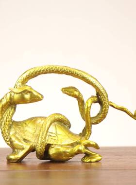 杨铜记铜四位神新方K010111神兽雀青龙白四虎朱玄武四大神兽一套