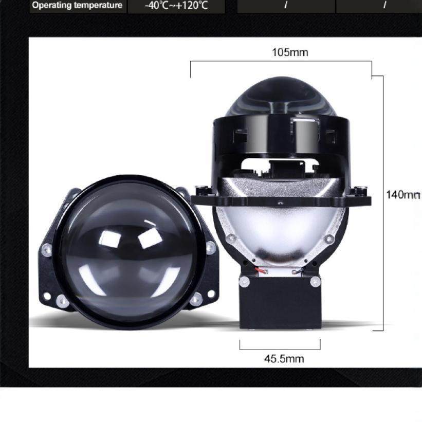 3寸LED双光透镜汽车LED大灯无损透镜远近一体55W汽车LED改装配件,淘宝优惠券,粉丝福利购,淘宝优惠卷