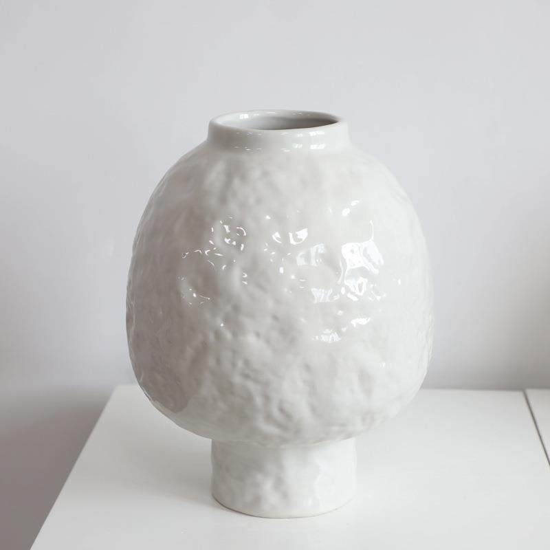 红色陶瓷手作花器日式花瓶家居装饰摆件客厅小众民宿茶室插花新中,淘宝优惠券,粉丝福利购,淘宝优惠卷