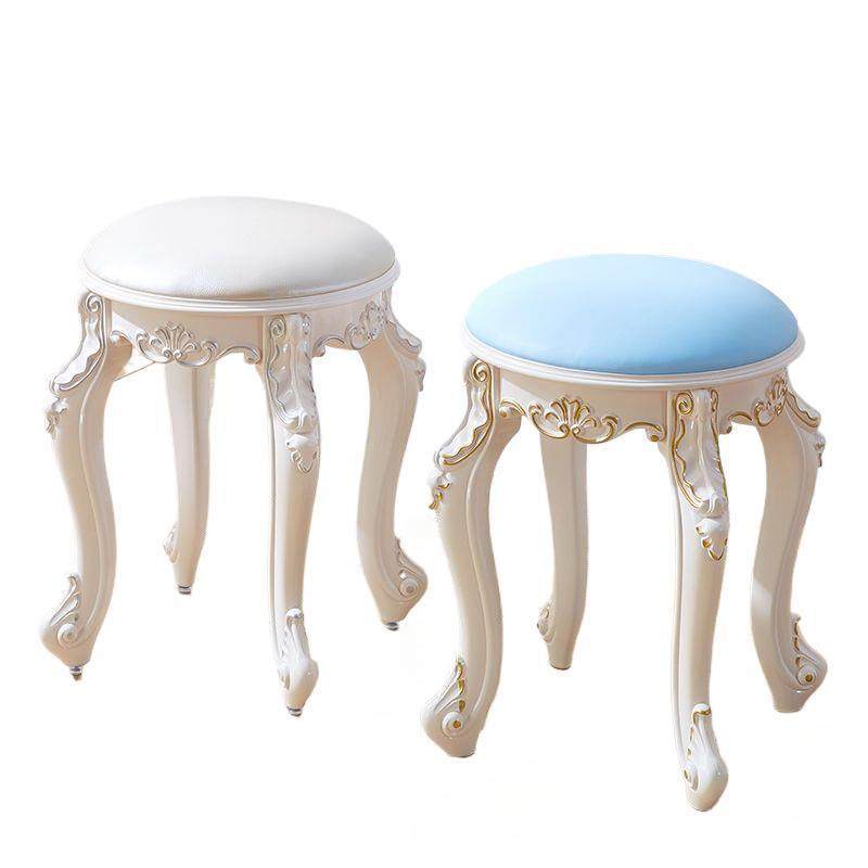 欧式美式梳妆台凳子化妆凳软包小圆凳家用椅公主卧室美甲凳古筝凳,淘宝优惠券,粉丝福利购,淘宝优惠卷
