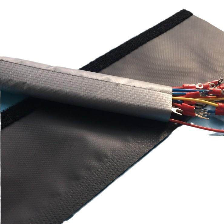 WPC魔术贴结束带灰色+黑色环保阻燃带套管线缆保护带黑灰双面通用,淘宝优惠券,粉丝福利购,淘宝优惠卷