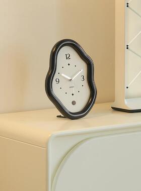 wozoom屋准约桌面摆饰件家居奶油TYOS370风时钟客厅玄视关电柜高