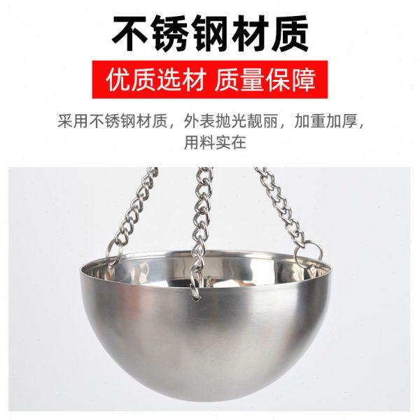 桑拿房配件桑拿香薰碗304不锈钢碗汗蒸房去异味香料摆放挂件设备,淘宝优惠券,粉丝福利购,淘宝优惠卷