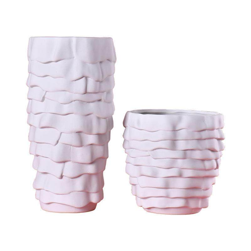 现代简约磨砂白花瓶花器家居客厅电视柜装饰品摆件创意餐桌摆件,淘宝优惠券,粉丝福利购,淘宝优惠卷