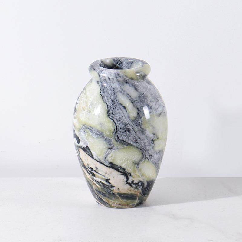 天然大理石轻奢风花瓶新中式样板间别墅书房装饰展示柜摆件,淘宝优惠券,粉丝福利购,淘宝优惠卷