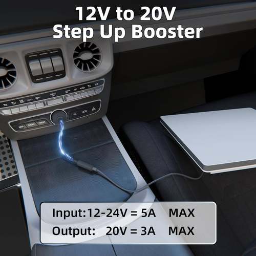 升压车充对DC母延长线DC2.1母头延长线升压充电 - 图0