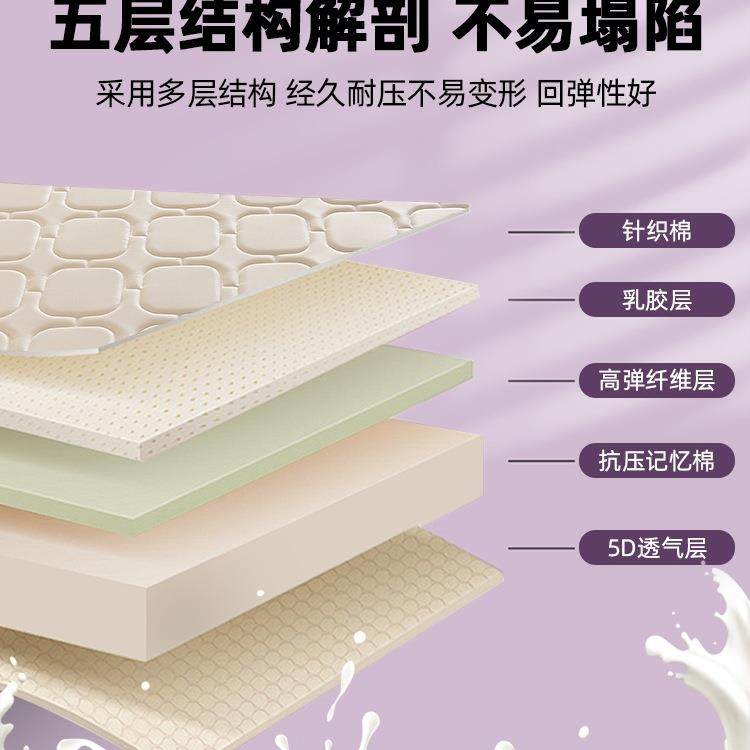 2025新款乳胶床垫宿舍床单单件学生软垫家用单人记忆棉被单被褥子,淘宝优惠券,粉丝福利购,淘宝优惠卷