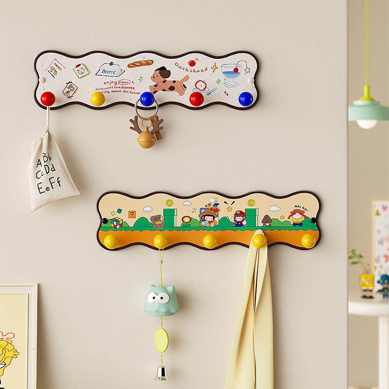 中古风装饰画挂钩客厅墙上免打孔置物挂架打印画芯森系插画挂衣钩,淘宝优惠券,粉丝福利购,淘宝优惠卷