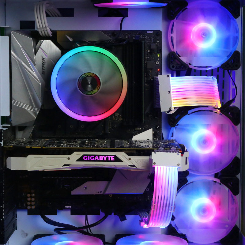 ARGB神光同步电脑机箱风扇发光线灯板24P霓彩线霓虹线灯条,淘宝优惠券,粉丝福利购,淘宝优惠卷