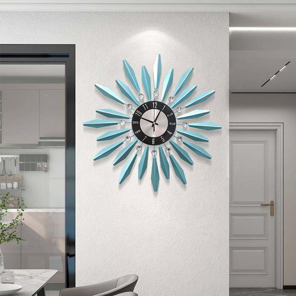 个性创意钻石挂钟金属铁线水钻挂钟创意水钻家居客厅壁饰挂钟,淘宝优惠券,粉丝福利购,淘宝优惠卷