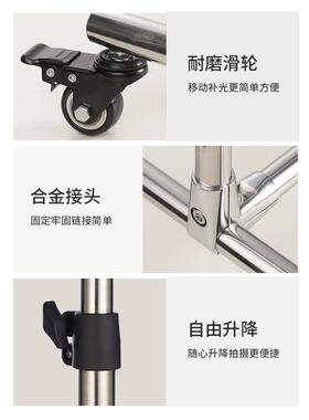 绿幕抠像布加厚便携可移动摄影棚背景架网红直播背景屏纯色不透光