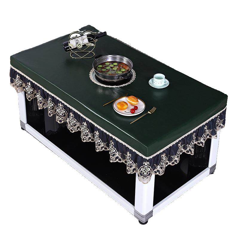 烤火桌子罩套长方形电暖炉pu茶几防水皮罩开孔免洗桌面罩防油全包,淘宝优惠券,粉丝福利购,淘宝优惠卷