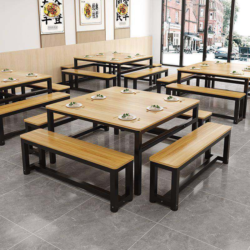 供应长条餐桌长方形快餐桌椅组合家具小吃店商用餐饮桌子,淘宝优惠券,粉丝福利购,淘宝优惠卷