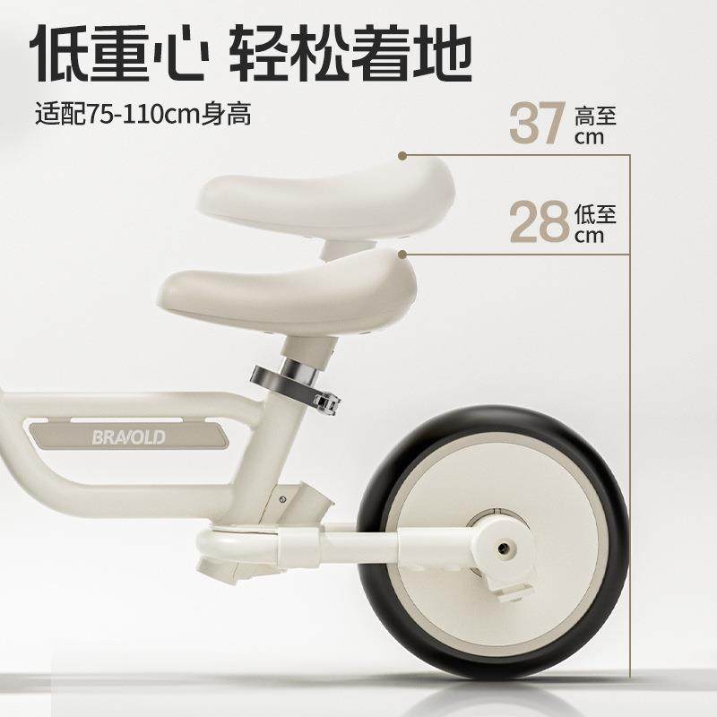 柏沃儿童平衡车1到3岁无脚踏宝宝入门滑行车婴儿学步多功能溜娃车,淘宝优惠券,粉丝福利购,淘宝优惠卷