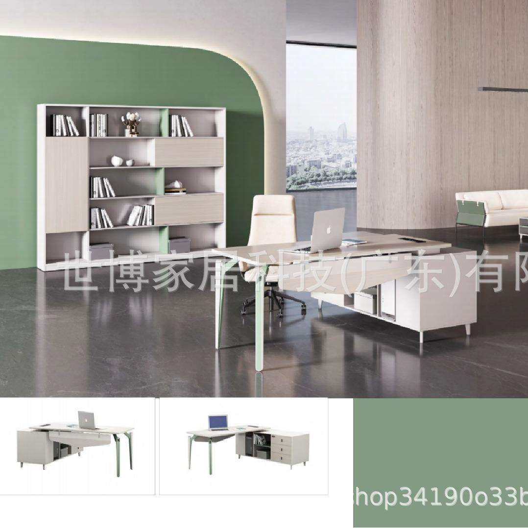 经理办公桌子办公室老板桌电脑桌简约现代大班台单人原木工作主管,淘宝优惠券,粉丝福利购,淘宝优惠卷