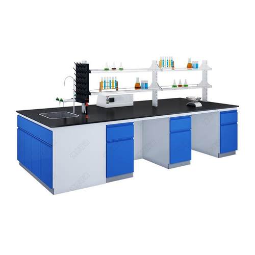 博克菲洛全钢实验台化验钢木边台中央台实验桌实验室专用实验台 - 图3