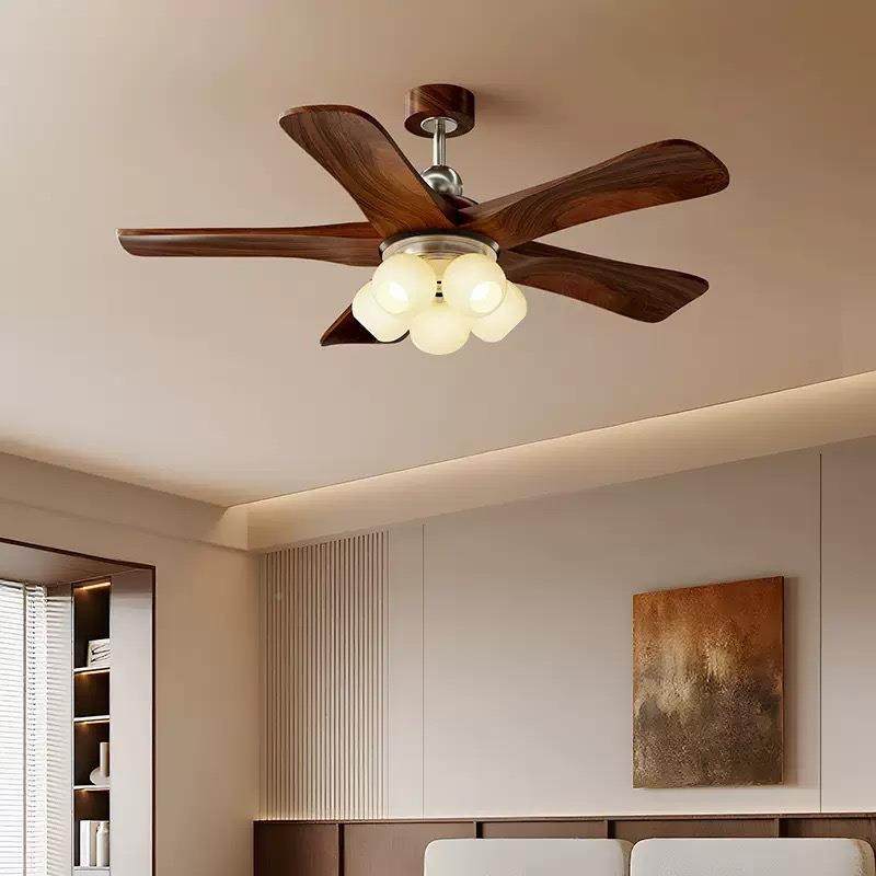 美风式古客厅风扇585灯吊灯法式中古奶油复桃木色直叶静餐厅吊音,淘宝优惠券,粉丝福利购,淘宝优惠卷