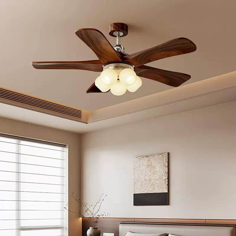 美风式古客厅风扇585灯吊灯法式中古奶油复桃木色直叶静餐厅吊音,淘宝优惠券,粉丝福利购,淘宝优惠卷